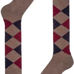 Sokken Burlington Edinburgh Kniekousen Pebble Bruin 5817 -Ondergoed Verkoopwinkel 68290 2 1