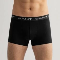 Gant Boxershorts 3-Pack Zwart 9 Gant Boxershorts 3-Pack Zwart -Ondergoed Verkoopwinkel 68610 2 1