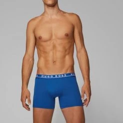 Hugo Boss Boxershorts Brief 3-Pack Open Blauw 10 Hugo Boss Boxershorts Brief 3-Pack Open Blauw -Ondergoed Verkoopwinkel 68895 3