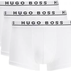 Hugo Boss Boxershorts Trunk 3-Pack Wit
