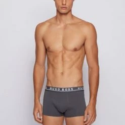 Hugo Boss Boxershorts Trunk 3-Pack Open Blue -Ondergoed Verkoopwinkel 68897 5