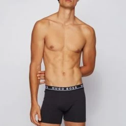Hugo Boss Boxershorts Brief 3-Pack Zwart -Ondergoed Verkoopwinkel 69546 3