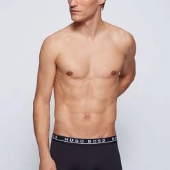 Hugo Boss Boxershorts Trunk 3-Pack Open Blue 480 -Ondergoed Verkoopwinkel 69868 5