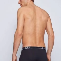 Hugo Boss Boxershorts Trunk 3-Pack Open Blue 480 -Ondergoed Verkoopwinkel 69868 6