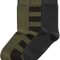 Bjorn Borg Core 3-Pack Sokken Groen Zwart