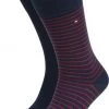 Tommy Hilfiger Sokken 2 Paar Donkerblauw Streep