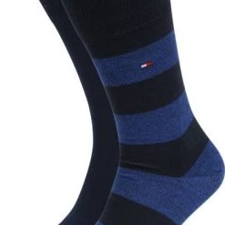 Tommy Hilfiger Sokken 2 Paar Rugby Donkerblauw -Ondergoed Verkoopwinkel 71727 1 1