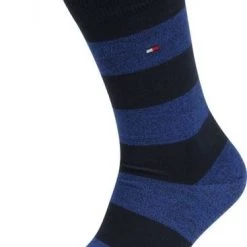 Tommy Hilfiger Sokken 2 Paar Rugby Donkerblauw -Ondergoed Verkoopwinkel 71727 2 1