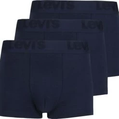 Levi's Boxershorts 3-Pack Uni Donkerblauw