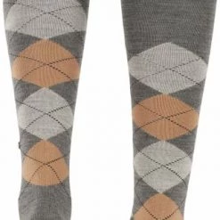 Sokken Burlington Edinburgh Kniekousen Donkergrijs 3090 -Ondergoed Verkoopwinkel 71792 3