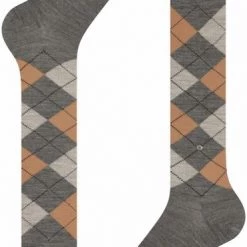 Sokken Burlington Edinburgh Kniekousen Donkergrijs 3090 -Ondergoed Verkoopwinkel 71792 5