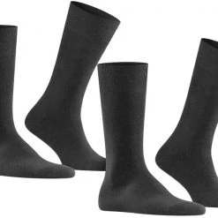 Falke Swing Sokken 2-Pack Antraciet 9 Falke Swing Sokken 2-Pack Antraciet -Ondergoed Verkoopwinkel 71941 2