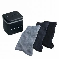 Falke Happy Sokken 3 Paar Zwart Grijs