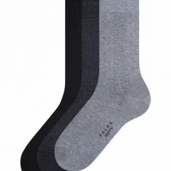 Falke Happy Sokken 3 Paar Zwart Grijs 13 Falke Happy Sokken 3 Paar Zwart Grijs -Ondergoed Verkoopwinkel 72918 6 1