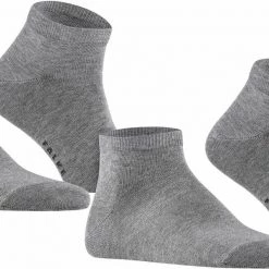 Falke Happy Sokken 2 Paar Lichtgrijs -Ondergoed Verkoopwinkel 73345 7