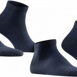 Falke Happy Sokken 2 Paar Dark Navy -Ondergoed Verkoopwinkel 73346 7