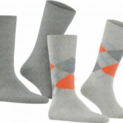 Burlington Manchester Sokken Grijs 3614 -Ondergoed Verkoopwinkel 73374 4