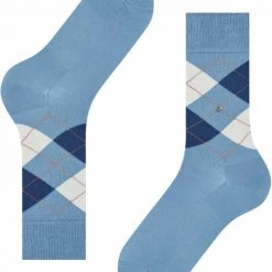 Burlington Manchester Sokken Blauw 6284 -Ondergoed Verkoopwinkel 73379 2 1