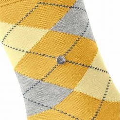 Burlington Manchester Sokken Geel 1316 -Ondergoed Verkoopwinkel 73383 2 1