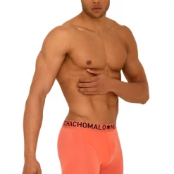 Muchachomalo Boxershorts 5-Pack Solid 1010 Oranje -Ondergoed Verkoopwinkel 73664 2 1