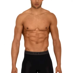 Muchachomalo Boxershorts 2 + 2 Microfiber Zwart -Ondergoed Verkoopwinkel 73668 2 1