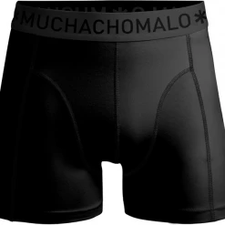 Muchachomalo Boxershorts 2 + 2 Microfiber Zwart -Ondergoed Verkoopwinkel 73668 3