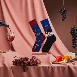 Many Mornings Sokken Wijn -Ondergoed Verkoopwinkel 74082 3