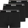 Hugo Boss Korte Boxershorts Power 3-Pack Zwart 001 -Ondergoed Verkoopwinkel 74345 1