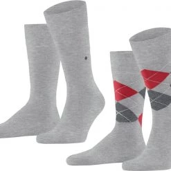 Sokken Burlington Everyday 2-Pack Grijs 3223