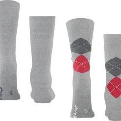 Sokken Burlington Everyday 2-Pack Grijs 3223 -Ondergoed Verkoopwinkel 74586 5
