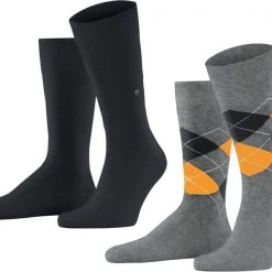 Sokken Burlington Everyday 2-Pack Grijs 3391
