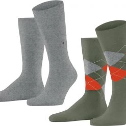 Sokken Burlington Everyday 2-Pack Groen 7825