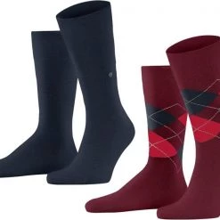 Sokken Burlington Everyday 2-Pack Rood 8010 12 Sokken Burlington Everyday 2-Pack Rood 8010 -Ondergoed Verkoopwinkel 74589 1 1