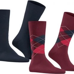 Sokken Burlington Everyday 2-Pack Rood 8010 10 Sokken Burlington Everyday 2-Pack Rood 8010 -Ondergoed Verkoopwinkel 74589 3