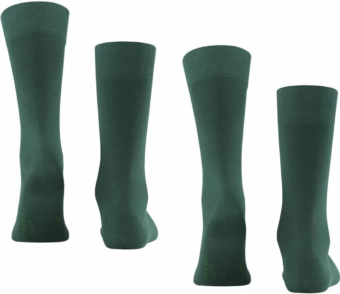 Falke Happy Sokken 2-Pack Donkergroen 7 Falke Happy Sokken 2-Pack Donkergroen - Afbeelding 5