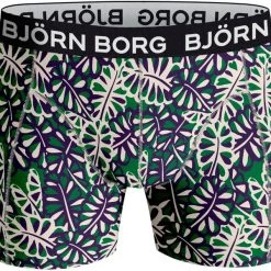 Boxershorts Bjorn Borg Boxers 3-Pack Zwart Print -Ondergoed Verkoopwinkel 75113 3