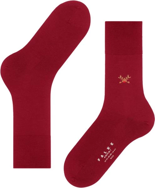 Sokken Falke Airport Sok Rudolph Rood 4 Sokken Falke Airport Sok Rudolph Rood - Afbeelding 2