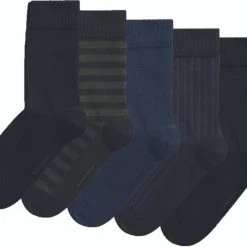 Bjorn Borg 5-Pack Sokken Zwart Meerkleurig