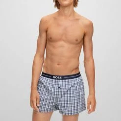 Hugo Boss Boxershorts 2-Pack Navy -Ondergoed Verkoopwinkel 75371 2