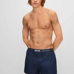 Hugo Boss Boxershorts 2-Pack Navy -Ondergoed Verkoopwinkel 75371 3 1