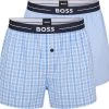Hugo Boss Boxershorts 2-Pack Blauw