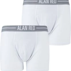 Boxershorts Alan Red Boxershort Wit 2Pack